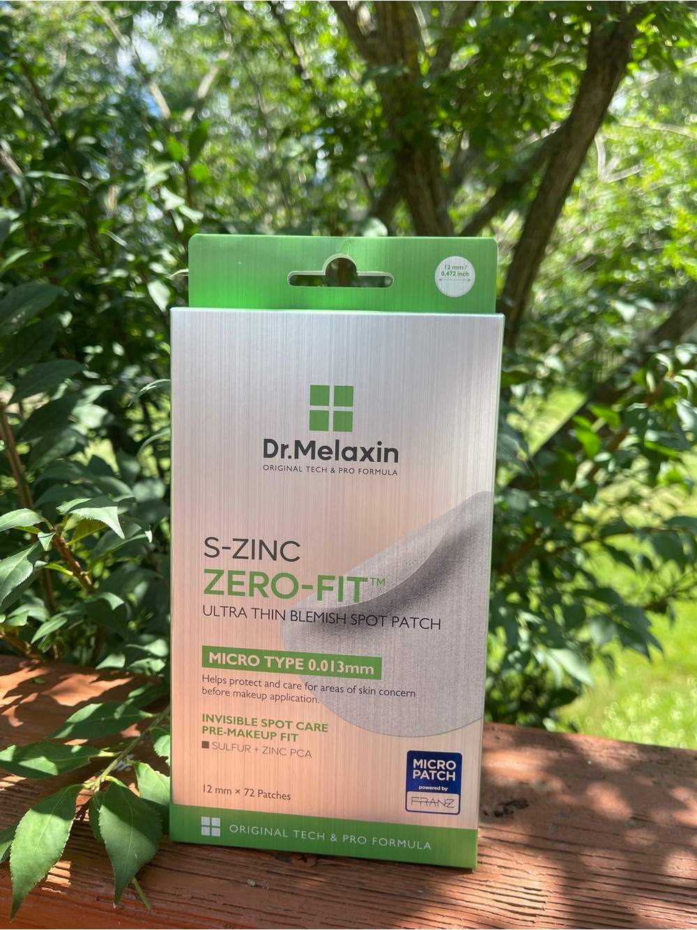 Dr. Melaxin S-Zinc Zero-Fit Ultra Thin Blemish Spot Patch - Green